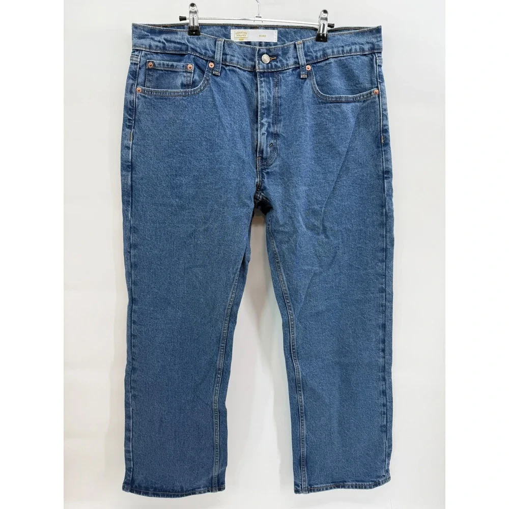 Signature by Levi Strauss Mens Relaxed Fit Jeans Blue Medium Wash 36x30